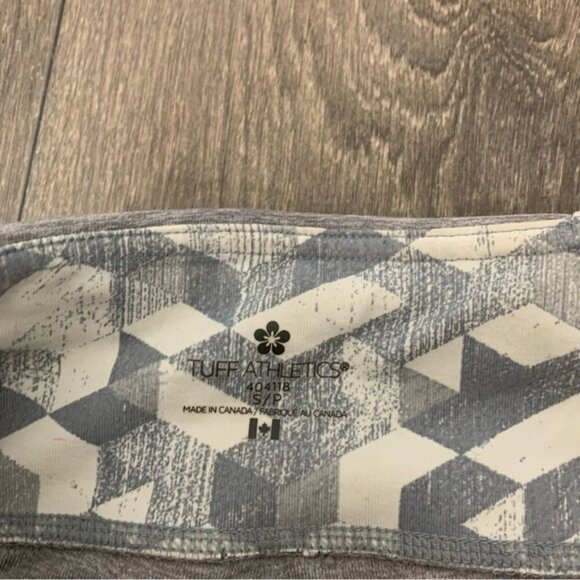 Tuff Athletics Training Women's Capri Pants Leggings Sportswear Size Small Grey - Picture 6 of 7